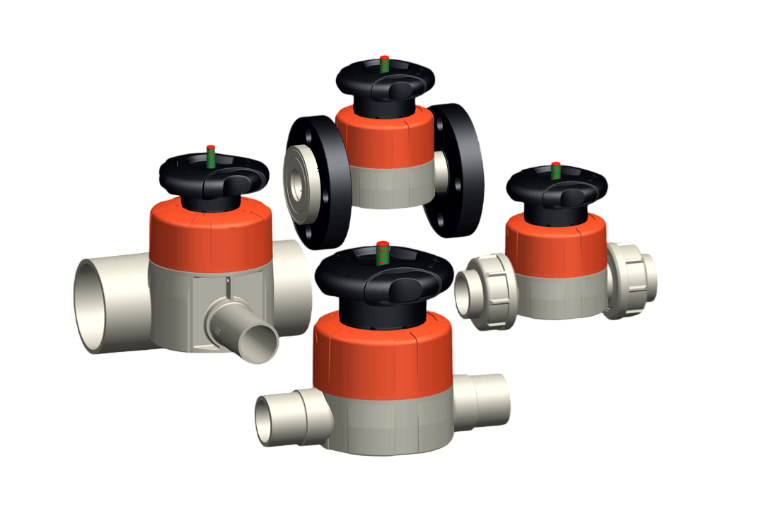 PROGEF Natural manual valves