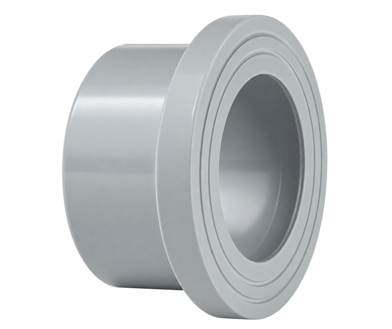 PVC-C flange adapters and flanges