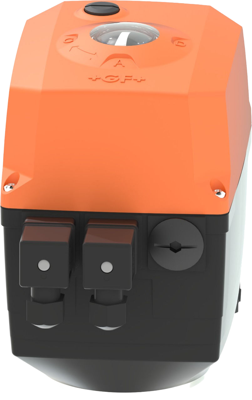 Electric valve actuators for PVC-U