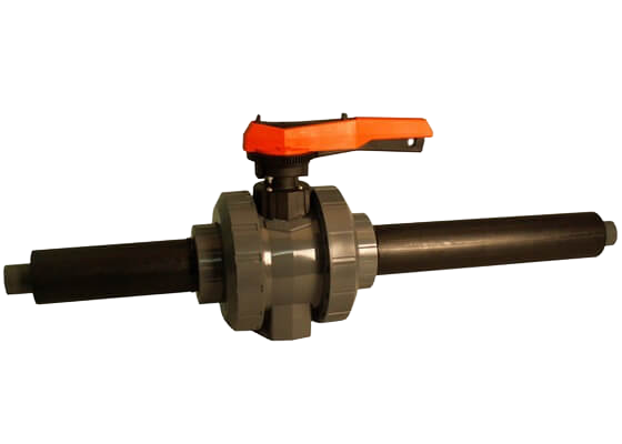 Kulový kohout typ 546 PVC-U/PE100, S5/SDR11, pro svařování natupo