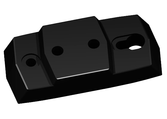Mounting plate PP-GF (L02) for ball valves type 546/543