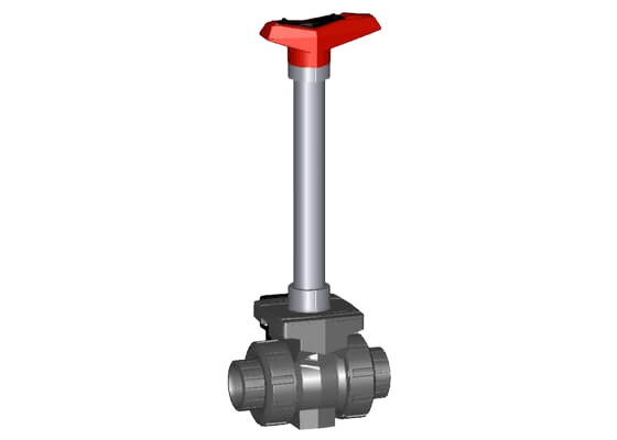 Handle extension PVC-U for ball valves 546/543  metric
