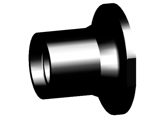 Valve end type 546/543 PE100 (G42), with butt fusion spigot IR-Plus® SDR17,6 metric