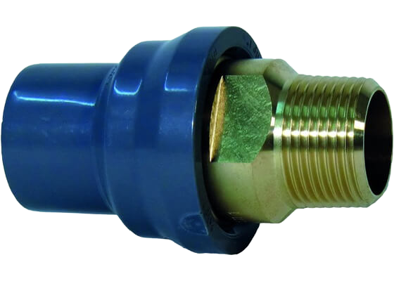 Adaptor fitting ABS / brass R