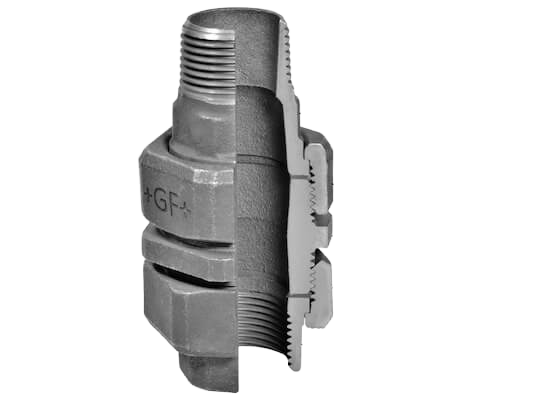 Service union flat seat • 351, with internal and external thread