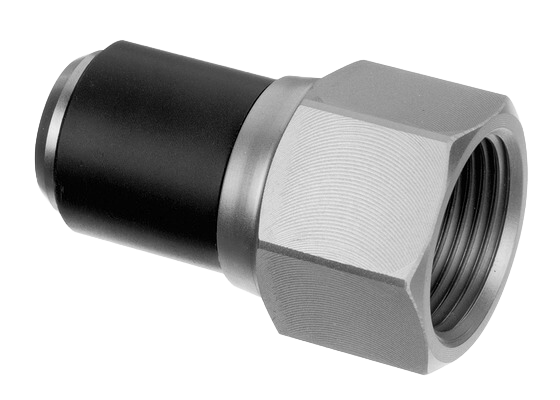 ELGEF Plus Transition adapter PE/steel (1.4305), Female thread Rp