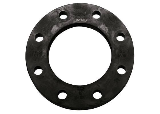 Backing flange PP-steel, for butt fusion systems metric