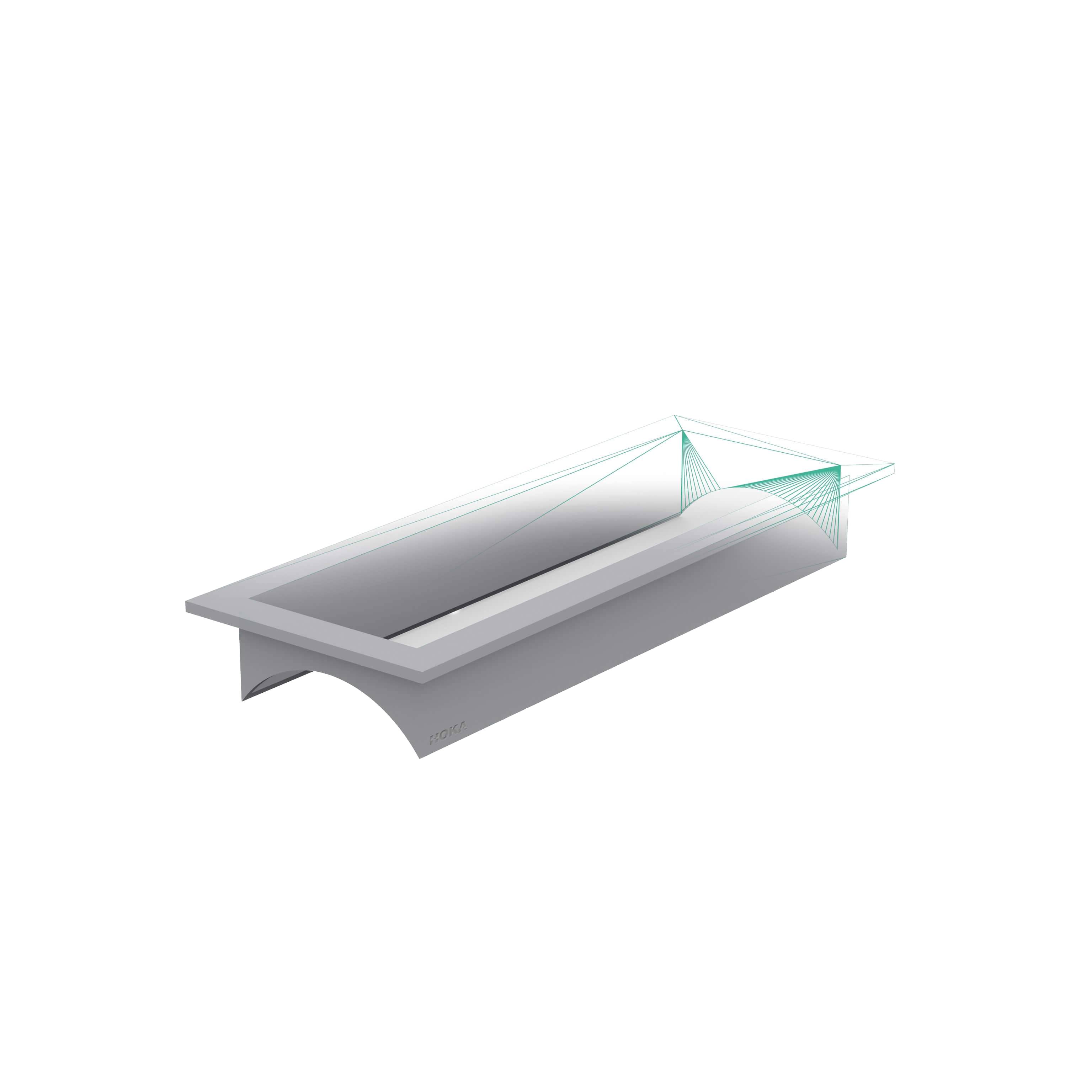 Stacking frame for inlet/outlet grille