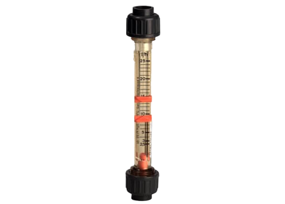 Short version Float in PVDF without magnet, with solvent cement sockets PVC-U metric