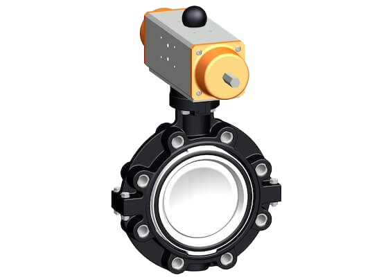 Butterfly valve type 243 SYGEF Standard, FC (Fail safe to close), without manual override