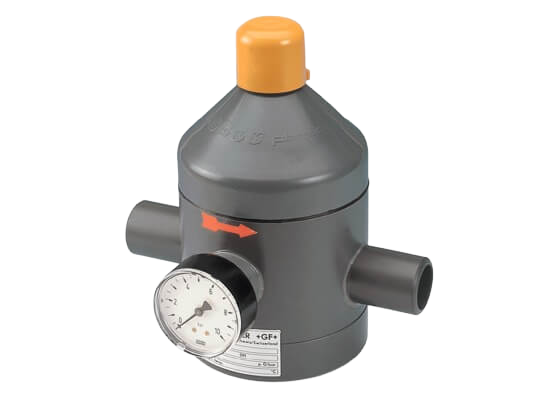 Pressure reducing valve type V82 PVC-U, with solvent cement spigots