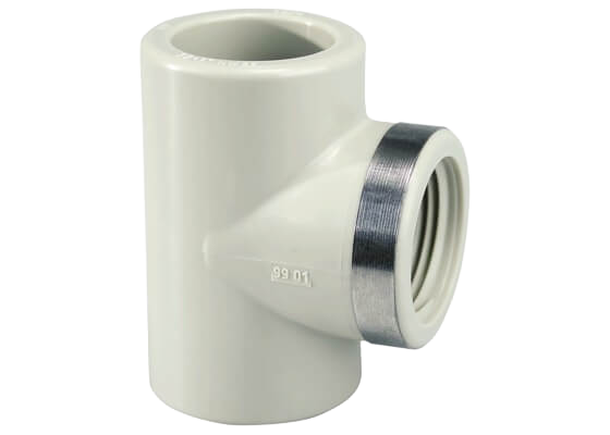Tee 90° PROGEF Standard, female Rp, metric