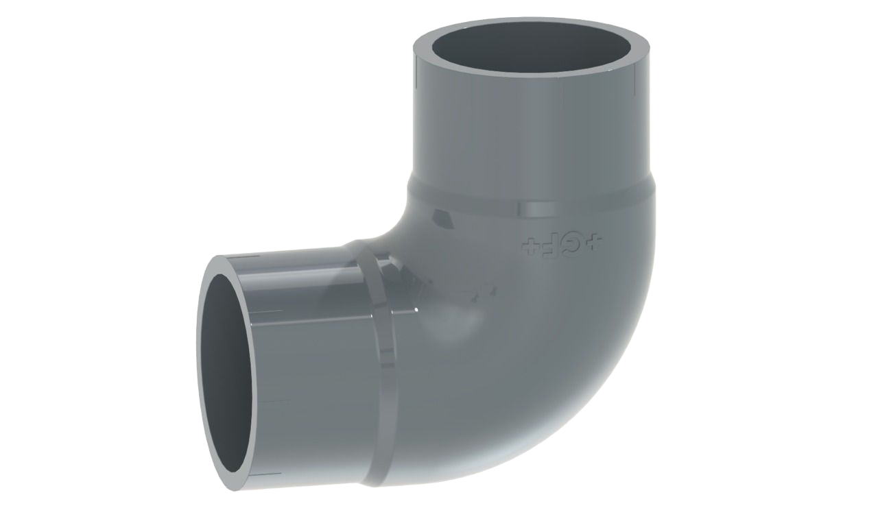 IR PVC-U Bogen 90°