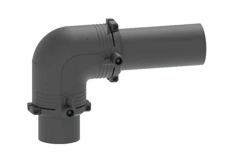 CONTAIN-IT Plus Elbow 90° ECTFE/PE100 Connections for infrared fusion