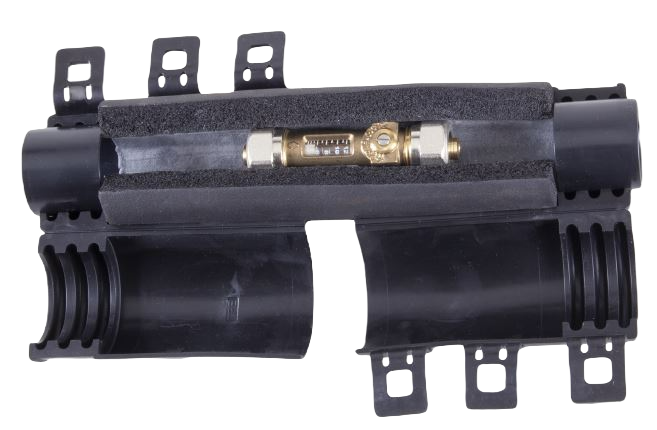 COOL-FIT 2.0 Push System, Flow control valve Both sides connection with Eurocone