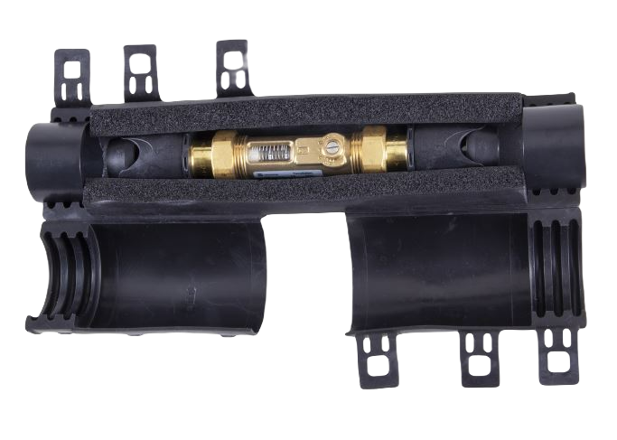 COOL-FIT 2.0 Push System, Flow control valve Both sides connection with iFIT