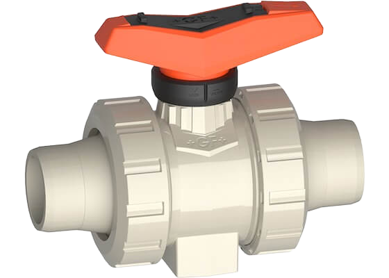 Kulový kohout typ 546 Pro PROGEF Standard, s hrdly pro polyfúzní svařování metric