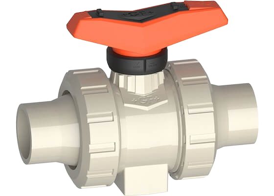 Kulový kohout typ 546 Pro PROGEF Standard, s hrdly pro svařování natupo SDR17,6 metric