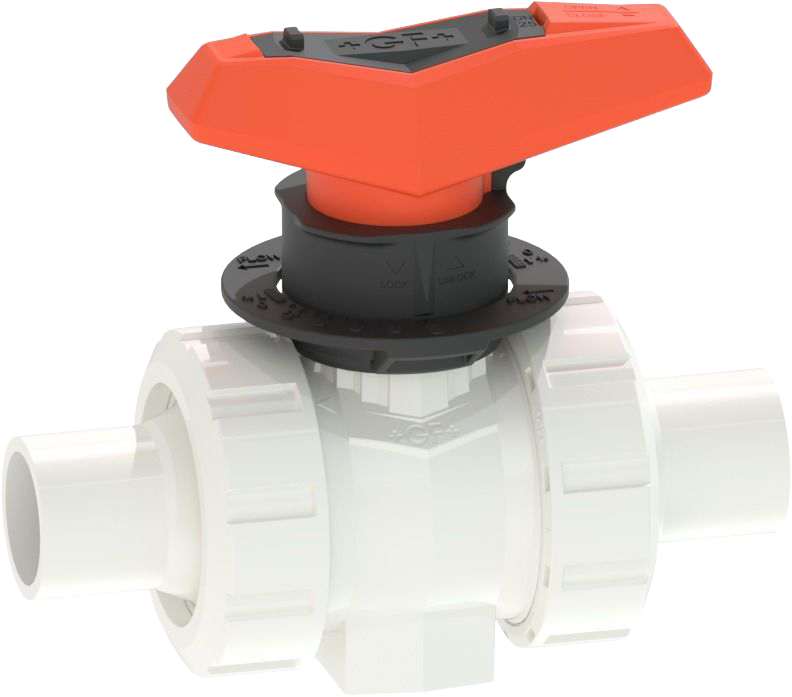 SYGEF Standard Kugelhahn Typ 546 Pro  Mit Stumpfschweissstutzen IR-Plus metrisch