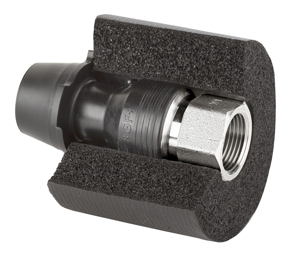 COOL-FIT 4.0 Einschweiss-Nippel PE/Edelstahl  Mit / Innengewinde / NPT