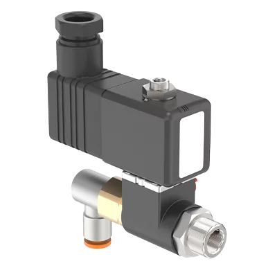 Solenoidový pilotní ventil typ PV96, 3/2cestný ventil pro jednočinné pohony