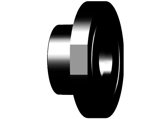 Lemový nákružek ecoFIT PE100, d20-110mm / SDR17 / Těsnící plocha hladká/rýhovaná