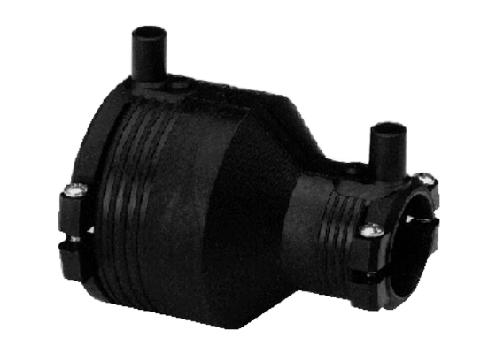 ELGEF Plus Reducer, PE100 SDR11, with integral pipe fixation