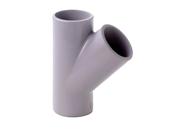 Tee 45° PVC-C metric