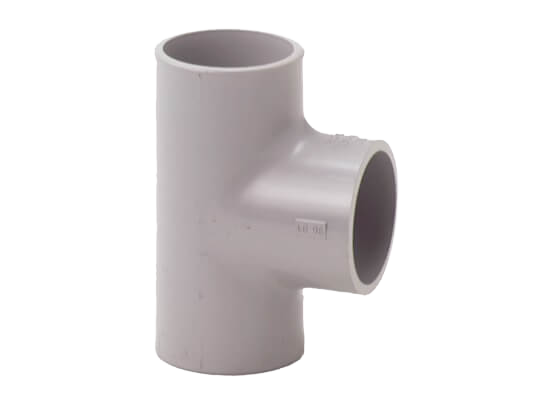 Tee 90° PVC-C, metric