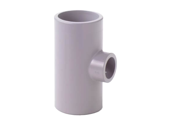 Tee 90° reduced PVC-C, metric