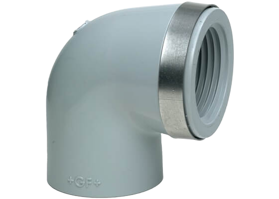 Winkel 90° PVC-C metrisch Rp