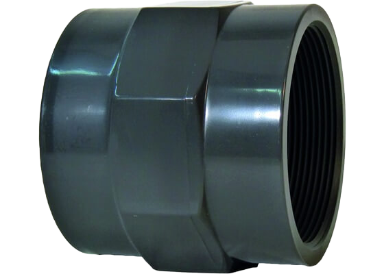 Adaptor socket PVC-U metric, Rp