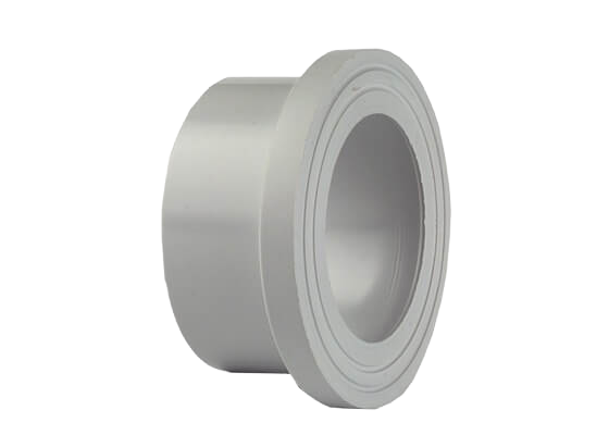 Bundbuchse PVC-C  Kombi-Dichtfläche flach und gerillt metrisch