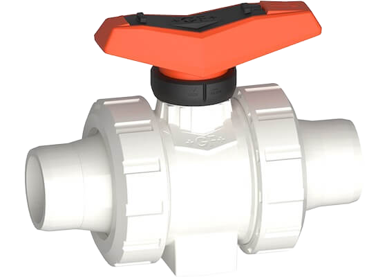 Ball valve type 546 Pro SYGEF Standard, with socket fusion spigots, metric