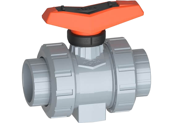 Ball valve type 546 Pro ABS, with threaded sockets Rp