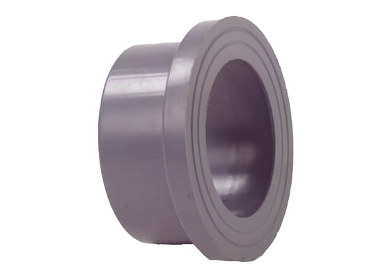 Flange adaptor ABS metric, combined jointing face flat and serrated