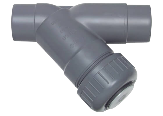 Filter type 305 ABS, with solvent cement spigots metric