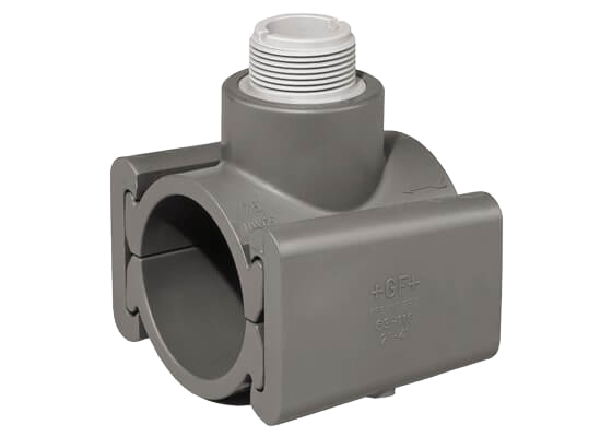 Clamp-on Saddle PVC-U BSP