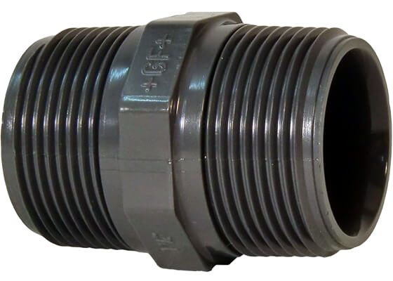 Doppelnippel PVC-U R-R