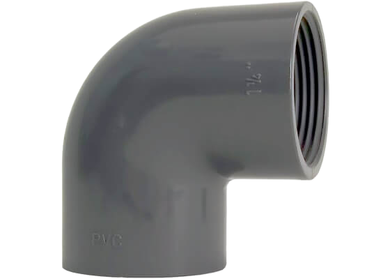Winkel 90° PVC-U Rp
