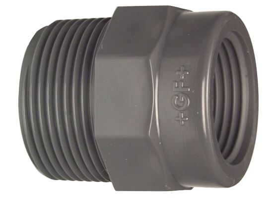 Muffennippel reduziert PVC-U R Rp