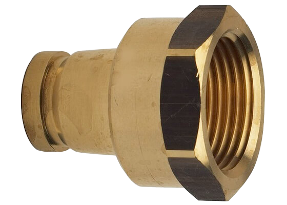 Module - Transition with female thread - brass