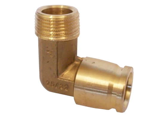 Module - Elbow with male thread - brass