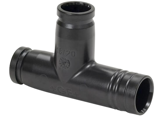 iFIT T-piece module ppsu  With pipe outline