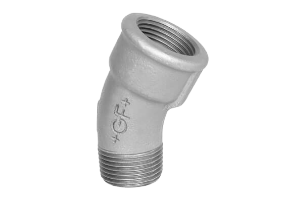 Bogen 30° • 50, Rp and R thread